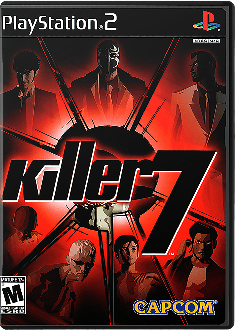 Killer 7 box art for Playstation 2